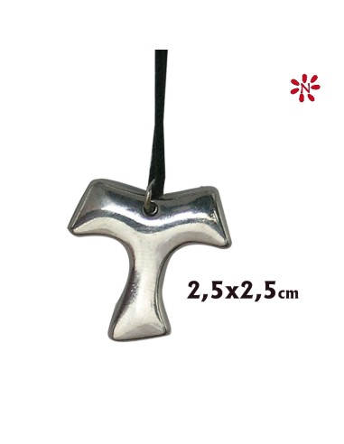 Tau Niquel 2. 5cm Con Cordon Para Colgar