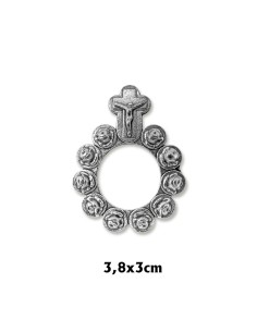 Rosario Dedo Metal Con Foto...