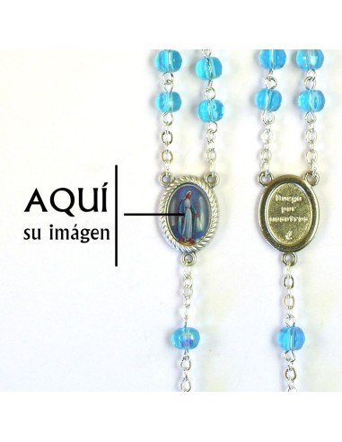 Llavero Metal San Benito 3cm Doble Cara Acabado Oscurecido