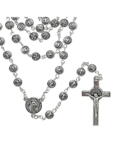 Rosario Metal San Benito 6Mm Maria Y...