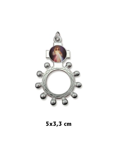 Rosario Dedo Metal Corona N1313 Con...