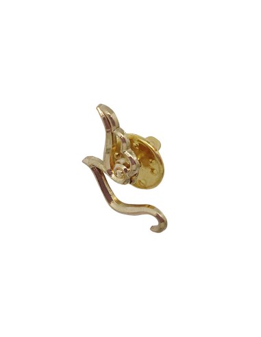 Pin Oval Plateado Con Reborde Adornado Foto