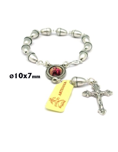 Decena Metal Bellotas 10X7mm