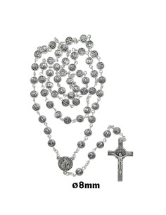 Rosario Acero 4Mm Medallas...