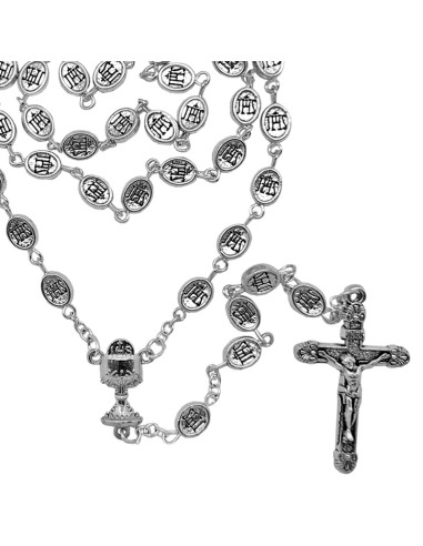 Rosario Metal Oval Primera Comunion...