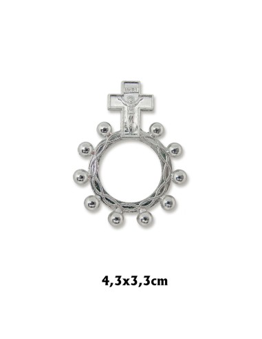 Rosario Dedo Metal Corona N1312