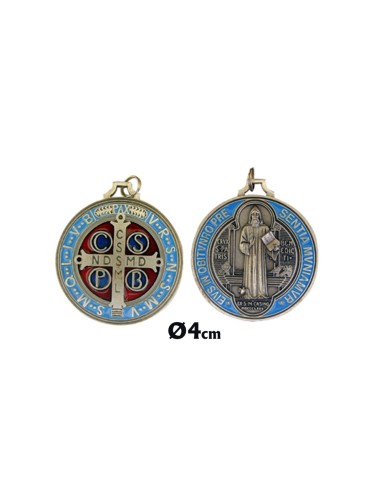 Medalla Metal Virgen Gitana Con Nizzzzzo 25mm Con Caja Y Cadena