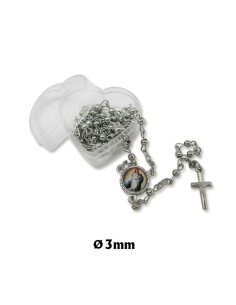 Rosario Metal 3Mm En Caja...