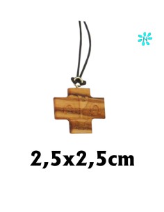 Cruz Madera 2. 5X2. 5 Cm...