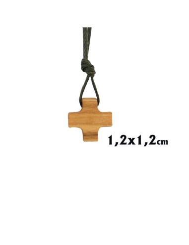 Cruz Madera Olivo Mini 12Mm Tipo...