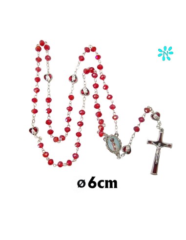 Medalla Aluminio Oval 26x14mm Milagrosa