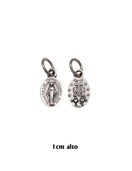 Medallon San Benito 13cm Metal Con Esmalte Y Base Suelta En Caja