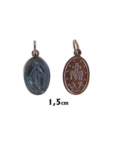 Medalla Aluminio Oval 15mm Milagrosa...