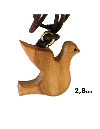 Paloma Madera Con Cordon 2. 8Cm
