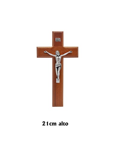 Crucifijo Madera 21x11. 5cm Con Cristo Anchura Madera 3cm Espersor 2cm