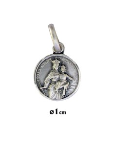 Medalla Plata 10mm Virgen...