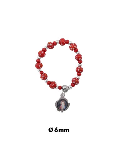 Pulsera Elastica Infantil Madera 6Mm...