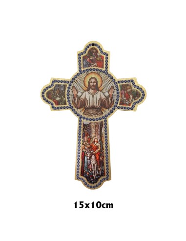 Cruz De La Acogida 15X10cm Madera Mdf...