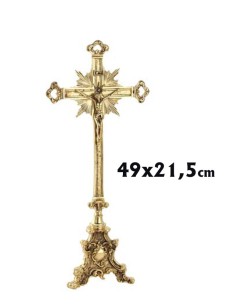 Crucifijo Altar Bronce 49Cm...