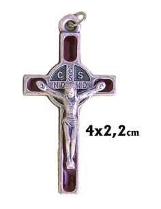 Cruz San Benito Esmalte 4Cm...