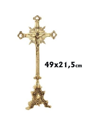 Crucifijo Altar Bronce 49Cm...
