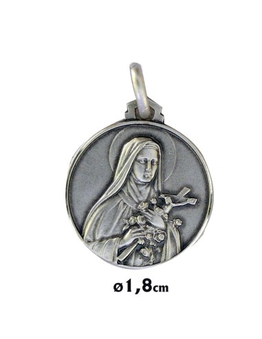 Medalla Plata 18mm San Nicolas