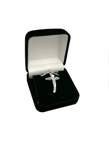 Cruz Metal Con Cristo Moderno...