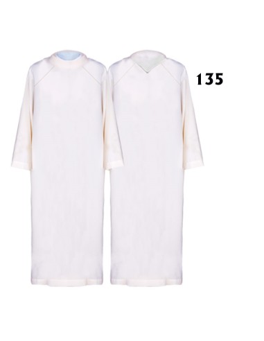 Casulla Estampada Tipo Damasco Con Galon Greca Romana N376 Blanca
