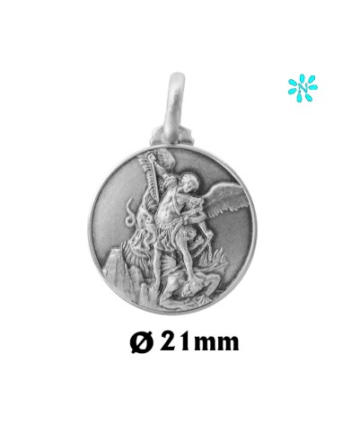 Medalla Plata 18mm Virgen Macarena