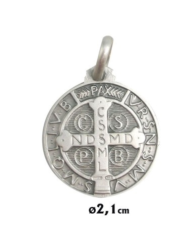 Medalla Plata 18mm Cena De Emaus Comunion