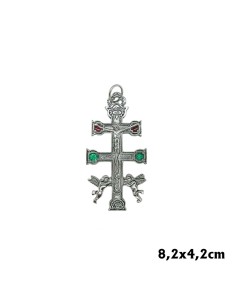 Cruz Caravaca Plateada 8....