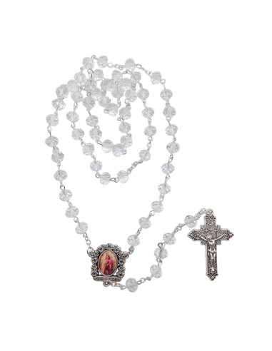 Casulla Estampada Con Galon Cruces Y...