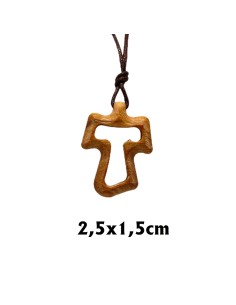 Cruz Tau Madera Olivo 2. 5X...