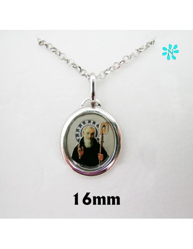 Medalla Plata 10mm Virgen Milagrosa