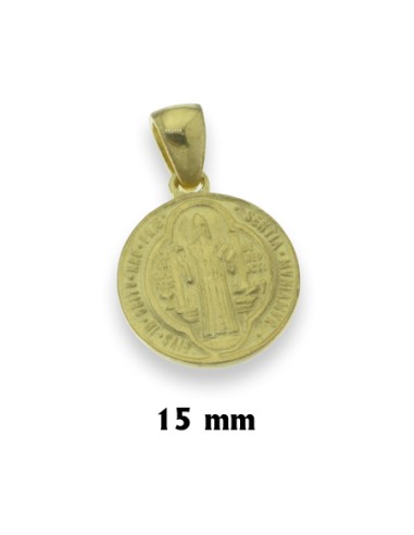 Medalla Plata Dorada Oval Virgen Milagrosa 20x15 MM Enganche Grueso
