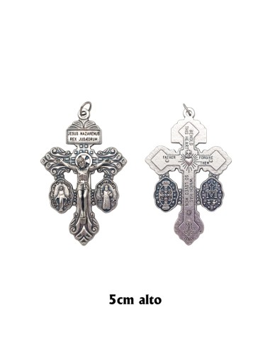 Cruz Metal Del Perdon 2 Caras Con...