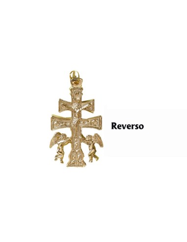 Cruz Caravaca Dorada 5. 2X3. 2Cm