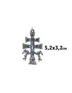 Cruz Caravaca Plateada 5....