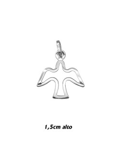 Colgante Paloma Calada Plata