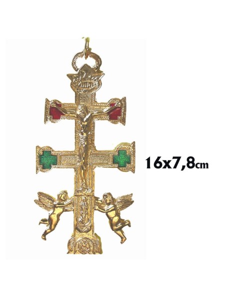 Cruz Caravaca Dorada 16X7. 5Cm