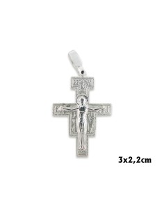 Cruz Plata 30X22mm San...