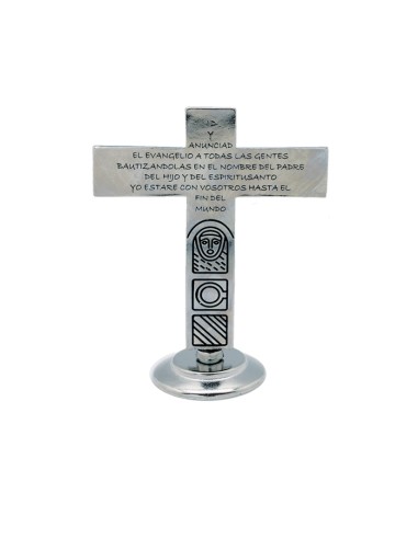 Cruz Metal Familia Base Mesa 16X13cm...