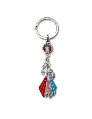 Llavero Metal Jesus Misericordioso Esmaltado Para Personalizar
