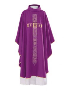 Casulla Bordada Cruz Larga...