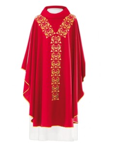 Casulla Bordada Tres Cruces...