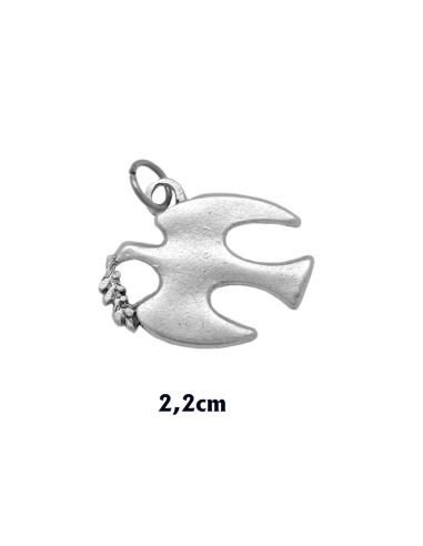 Medalla Metal Paloma Alas Abiertas...