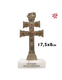 Cruz Caravaca Metal Dorada...