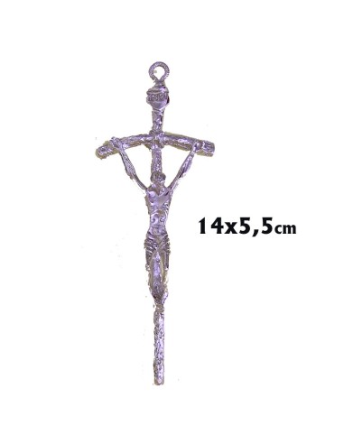 Cruz Metal Pastoral 14X5cm Colgar...