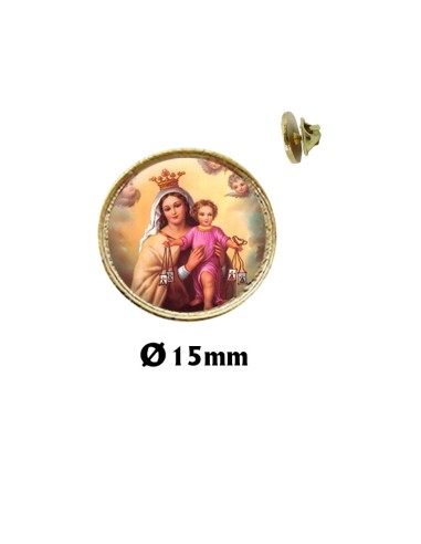 Pin Cruz Dorada Con Paloma Esmalte...