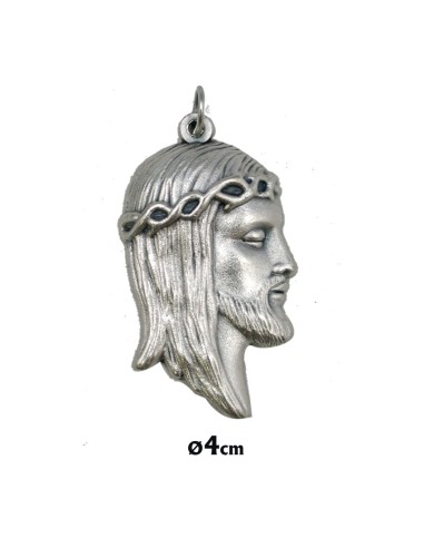 Rosario Cristal Liso Blanco 8Mm Con...